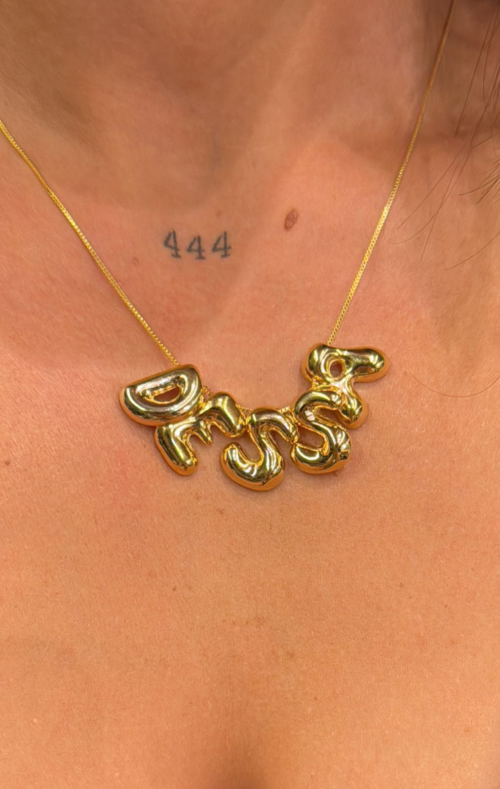 Letra Extra Orgânica Dourado (apenas a letra)