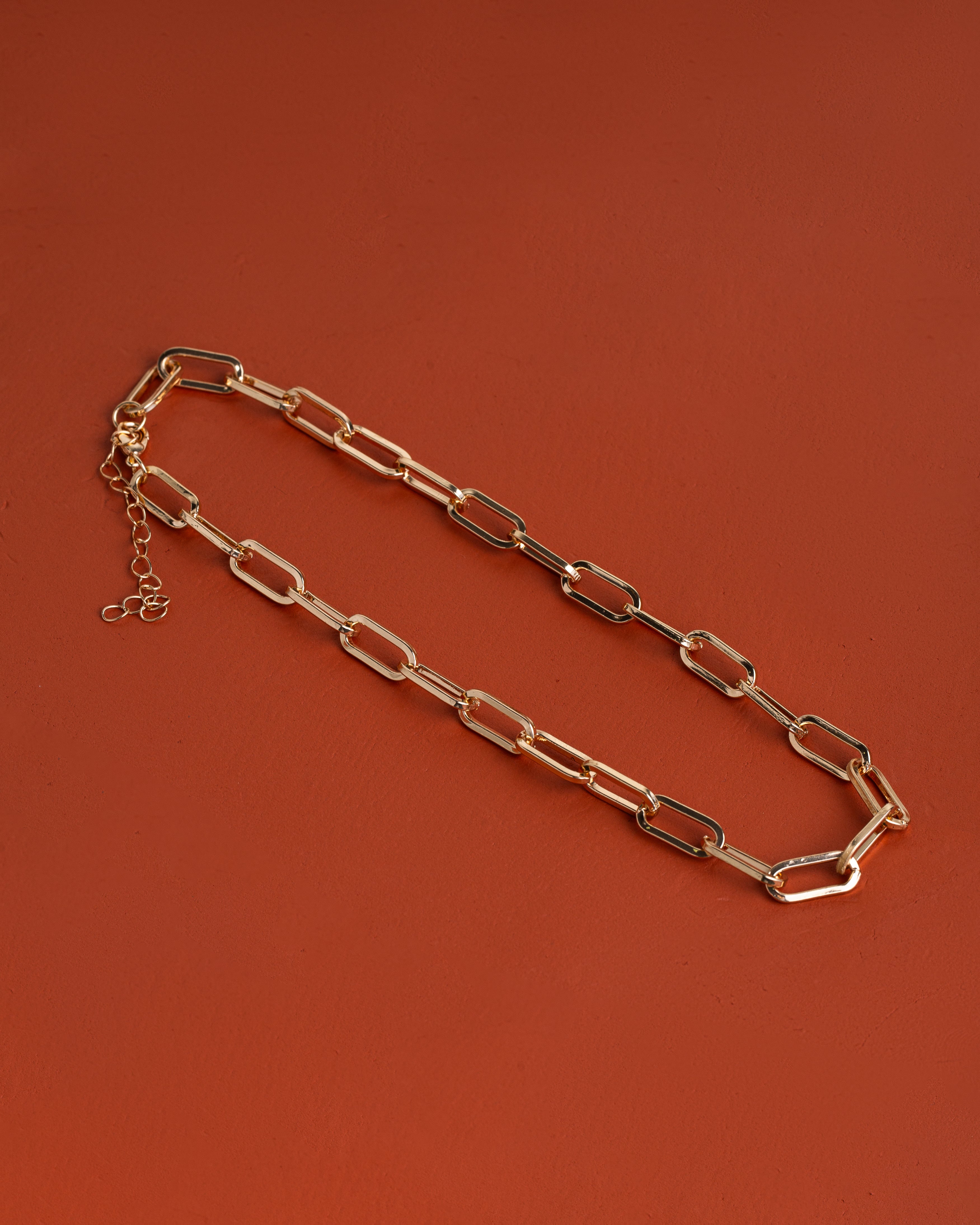 Colar Elos Maxi Dourado