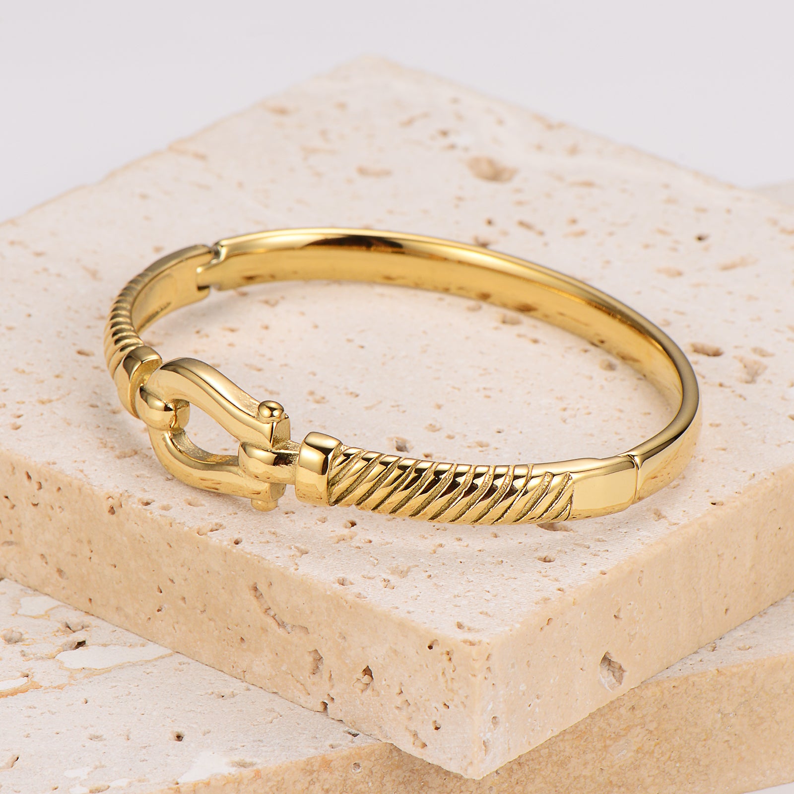 Bracelete Ferradura - Aço Inoxidável