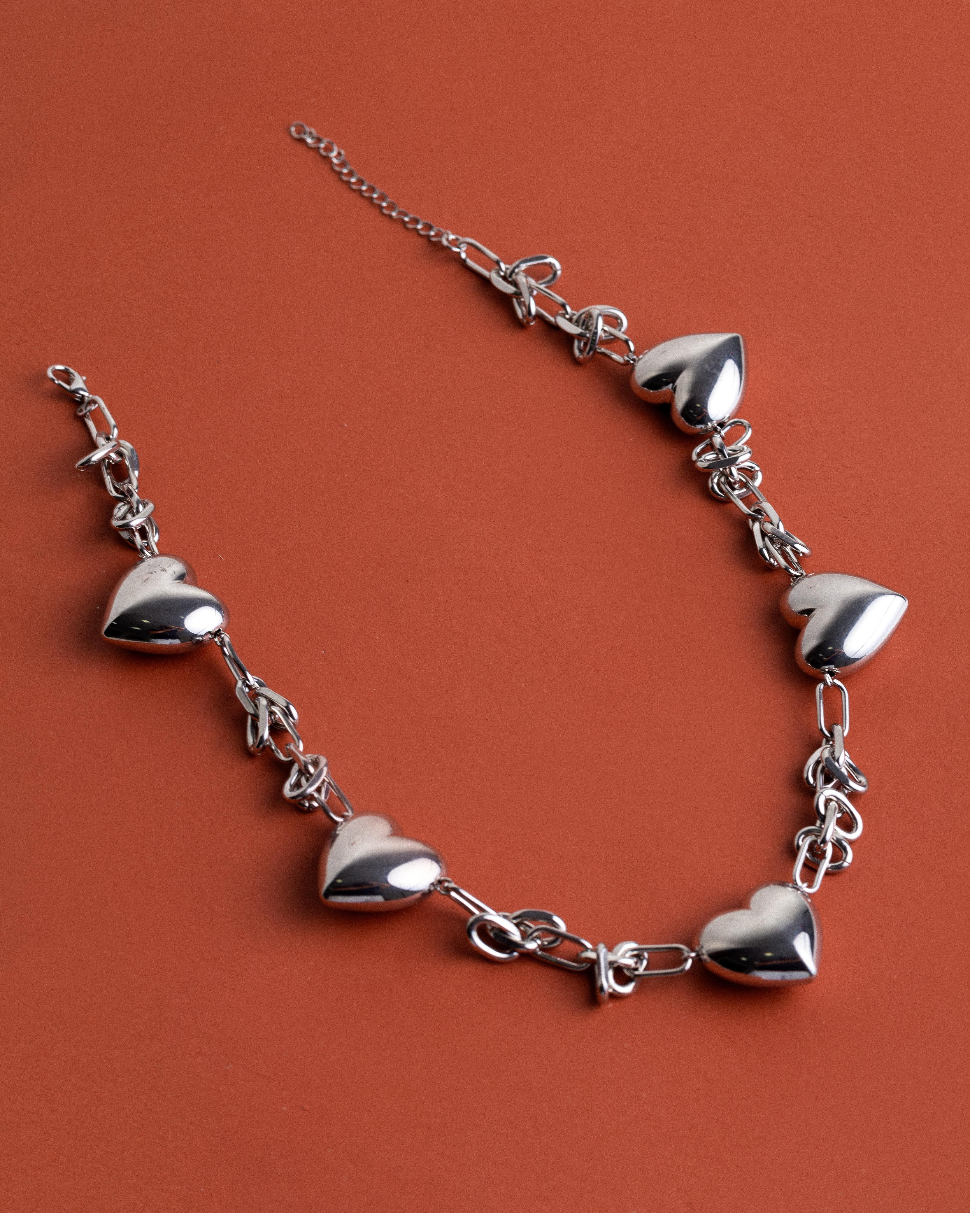 Colar Corações Entrelaçados