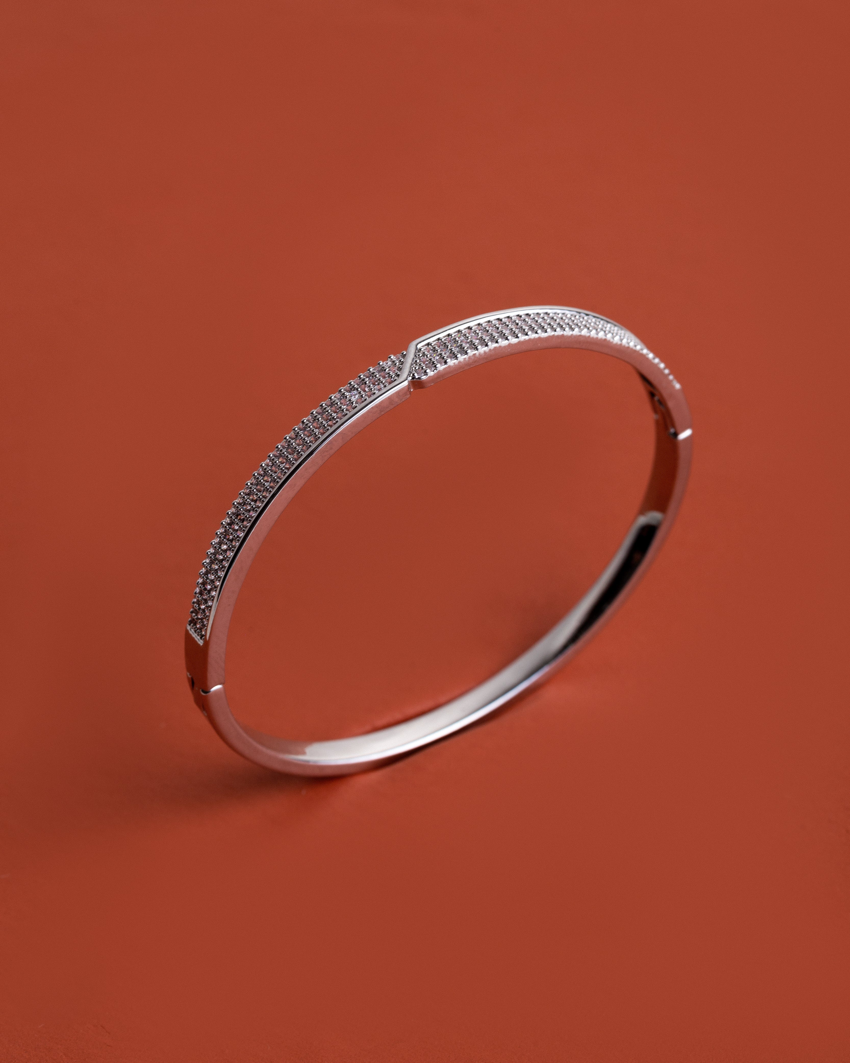Bracelete Cravejado Prata
