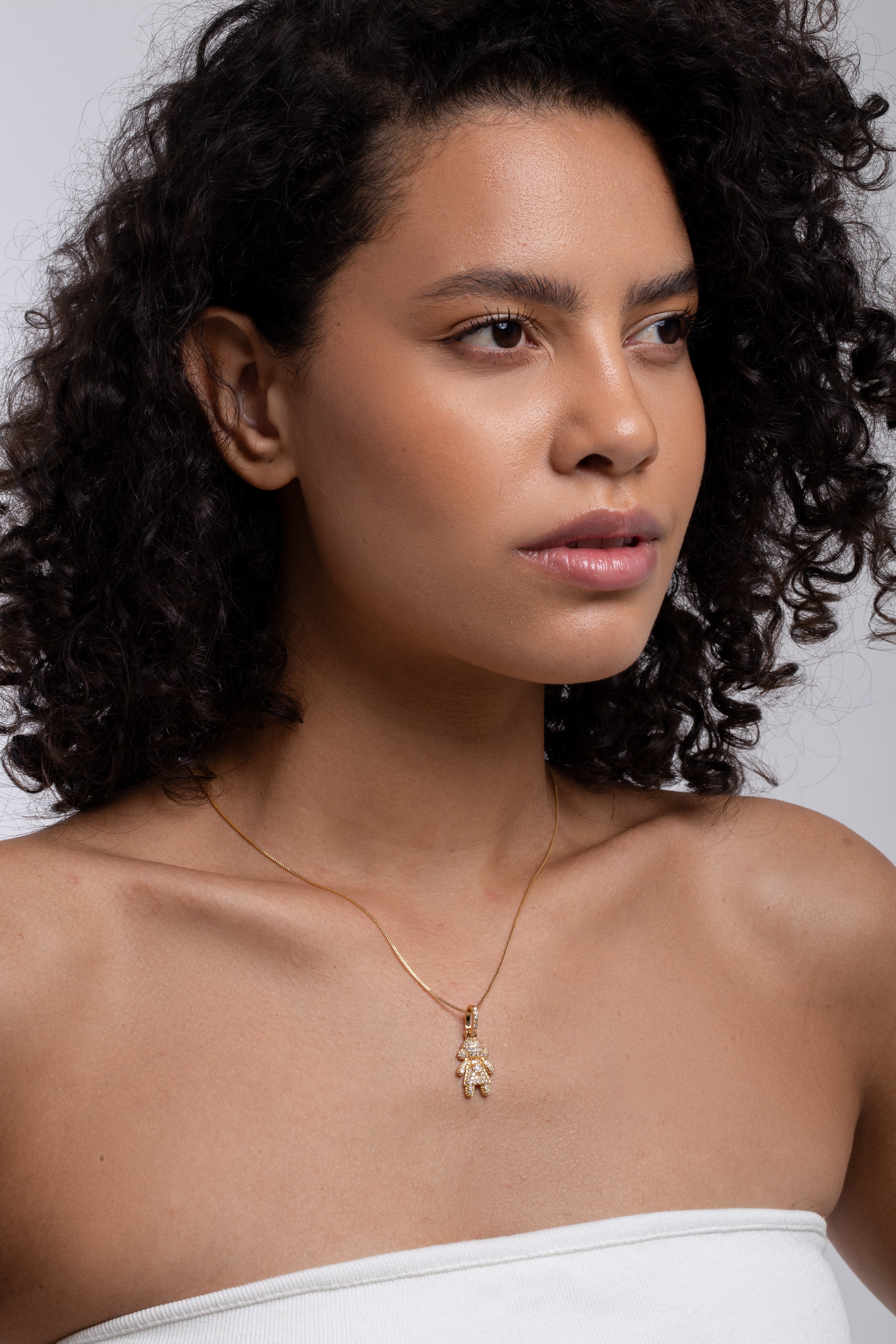 Colar amor em miniatura Dourado