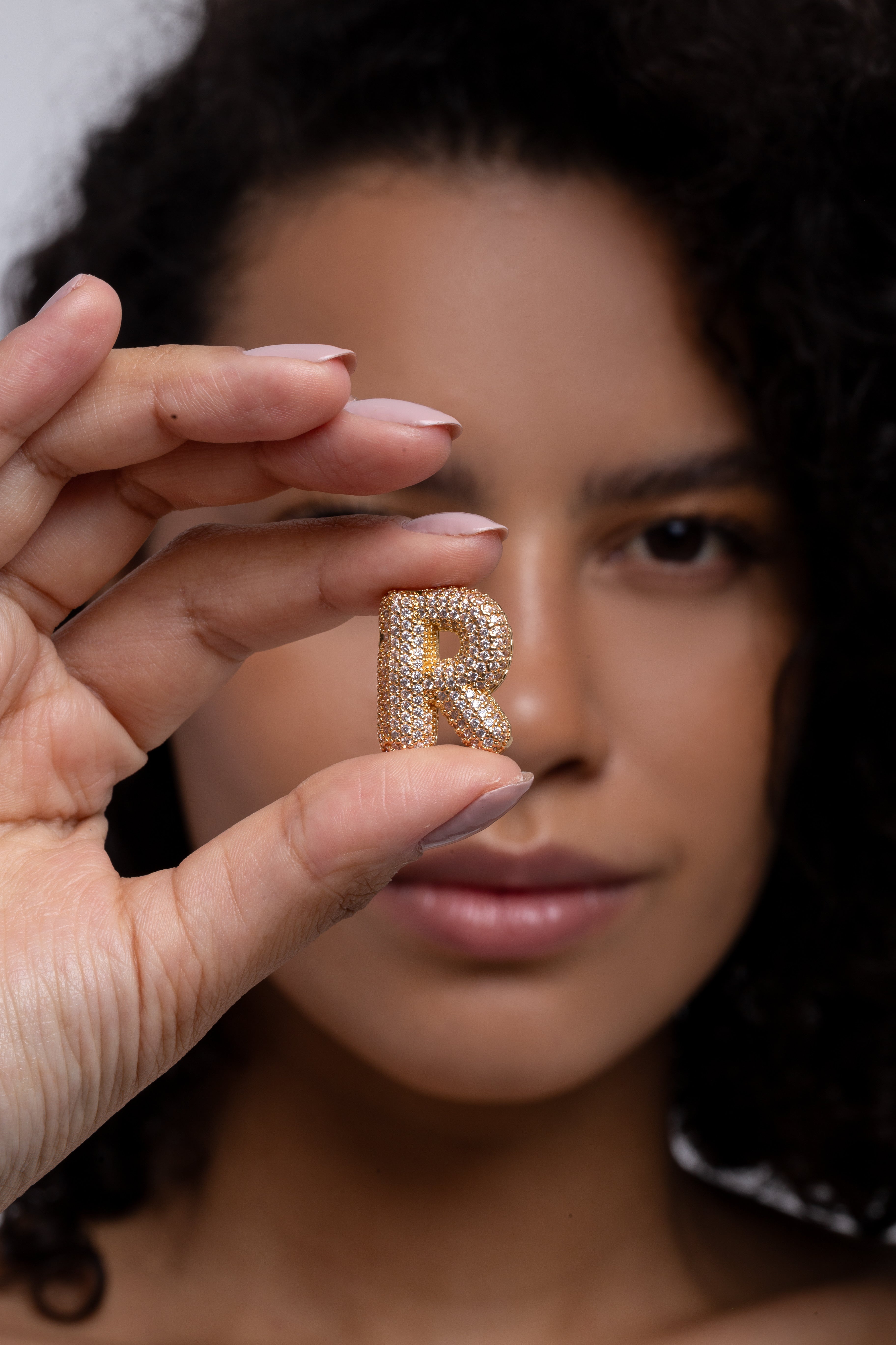 Letra Extra Bolha Dourado (apenas a letra)