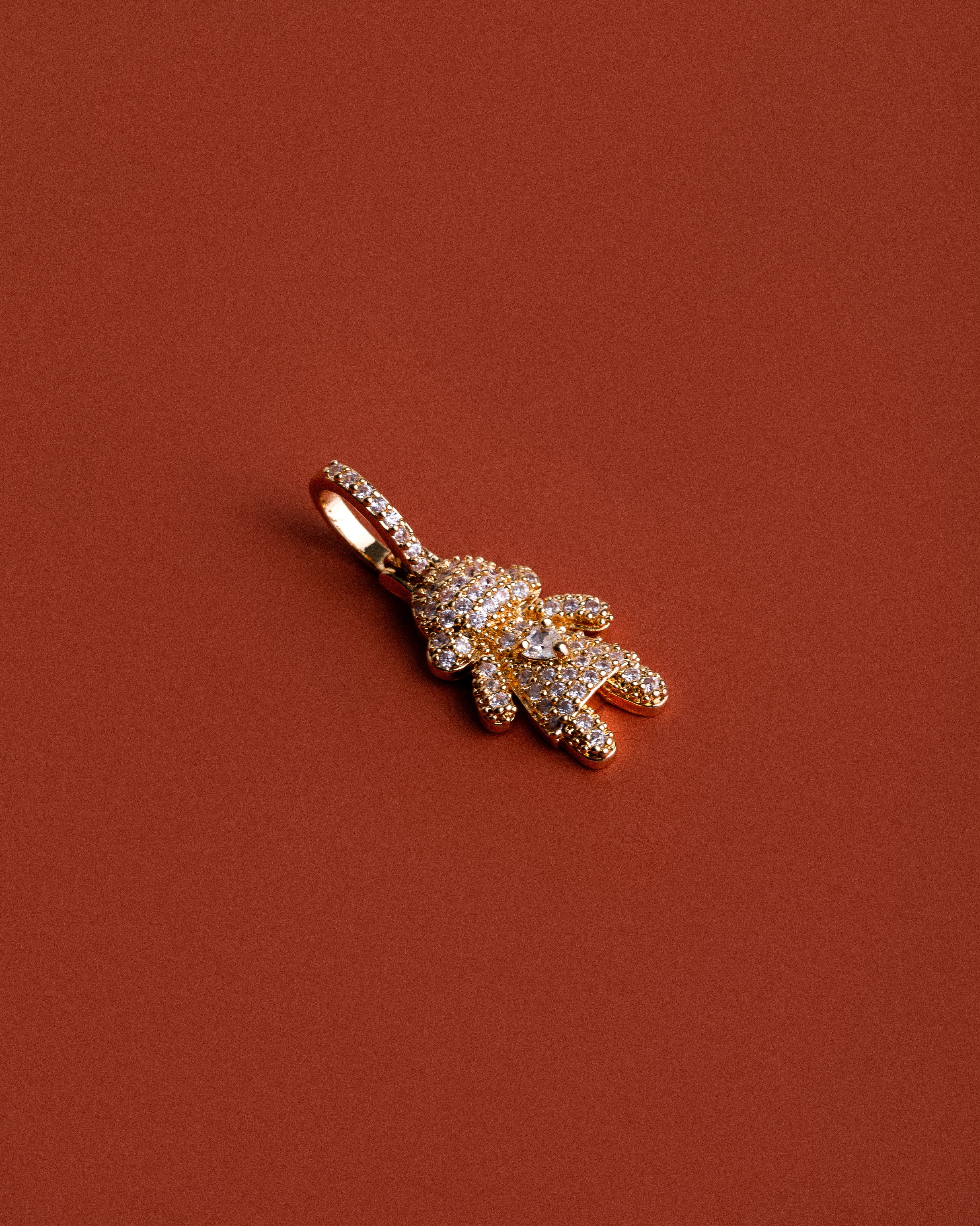 Pingente Menina Dourado