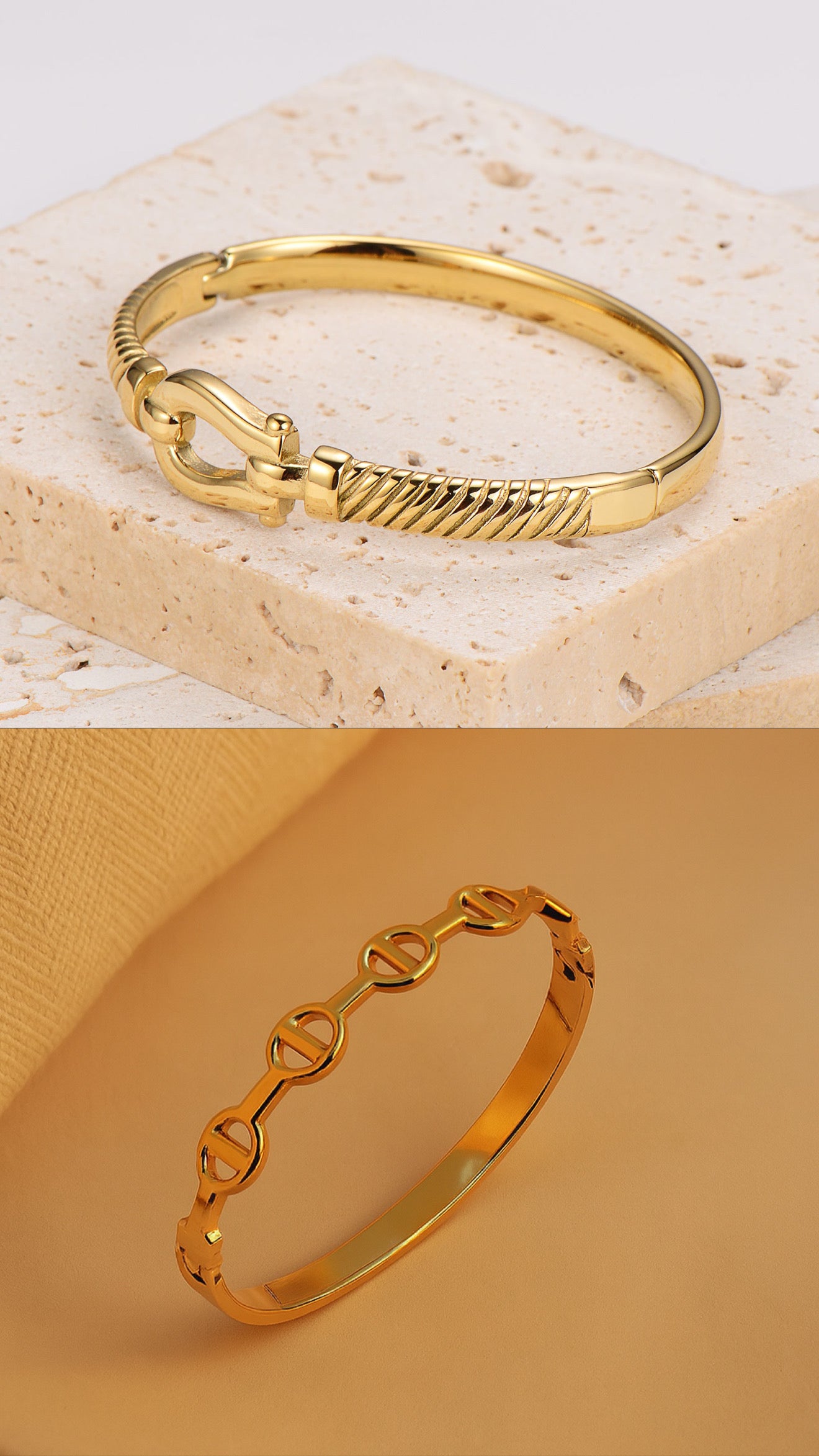 Bracelete Moderno + Bracelete Ferradura