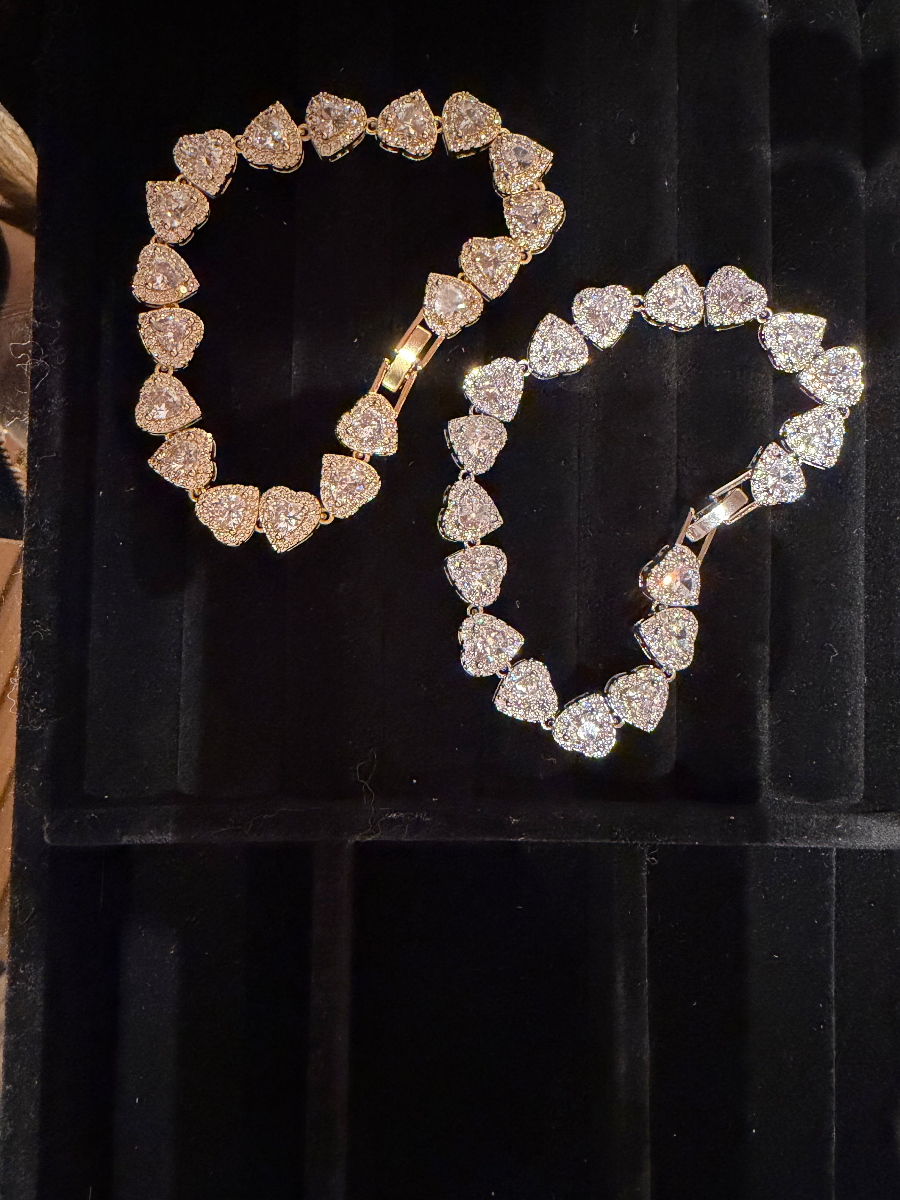 Pulseira Coração Cravejada